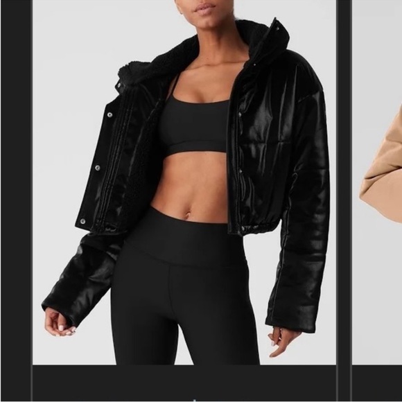 ALO Yoga Jackets & Blazers - ALO Yoga Black Puffer Jacket